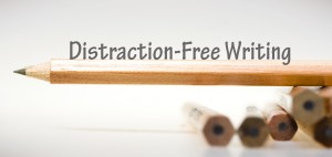 distraction-free writing